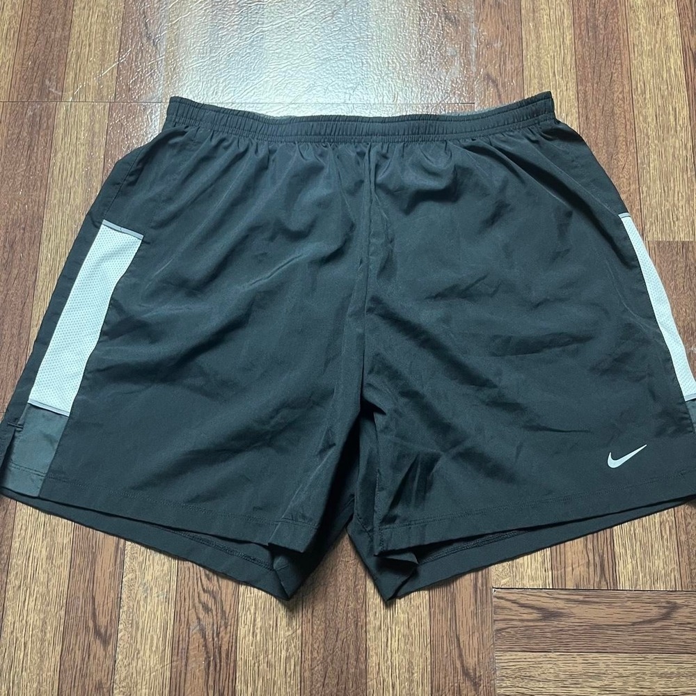 Nike Black Dri-Fit Tech Running Train Shorts Large